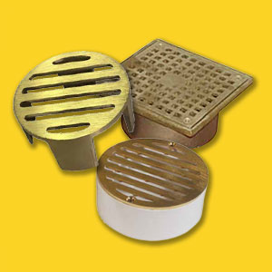 Brass Drain Grates